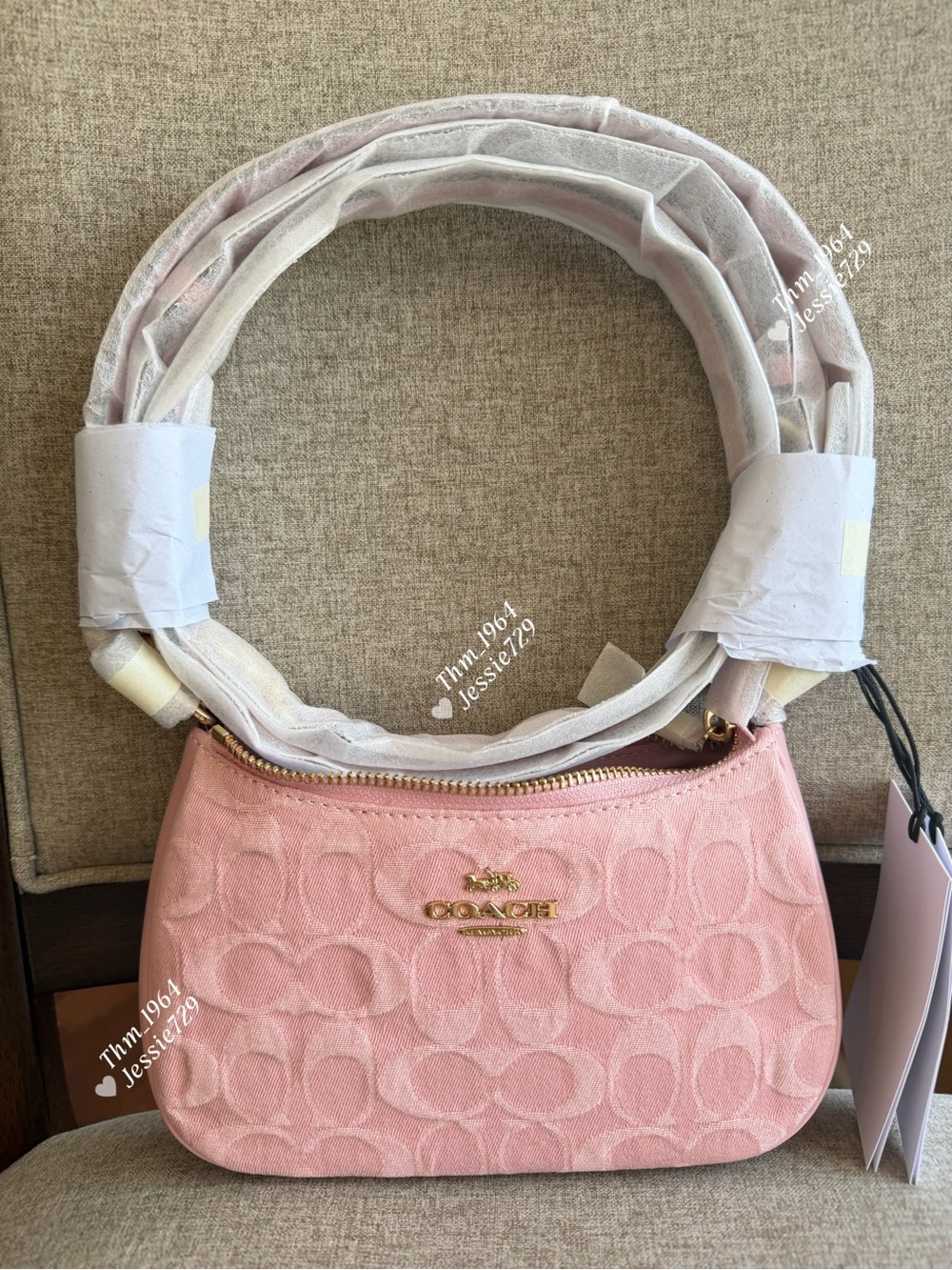 NWT!COACH Teri Mini Crossbody Bag In Signature Denim(CFF97)fast shipping - Picture 7 of 12